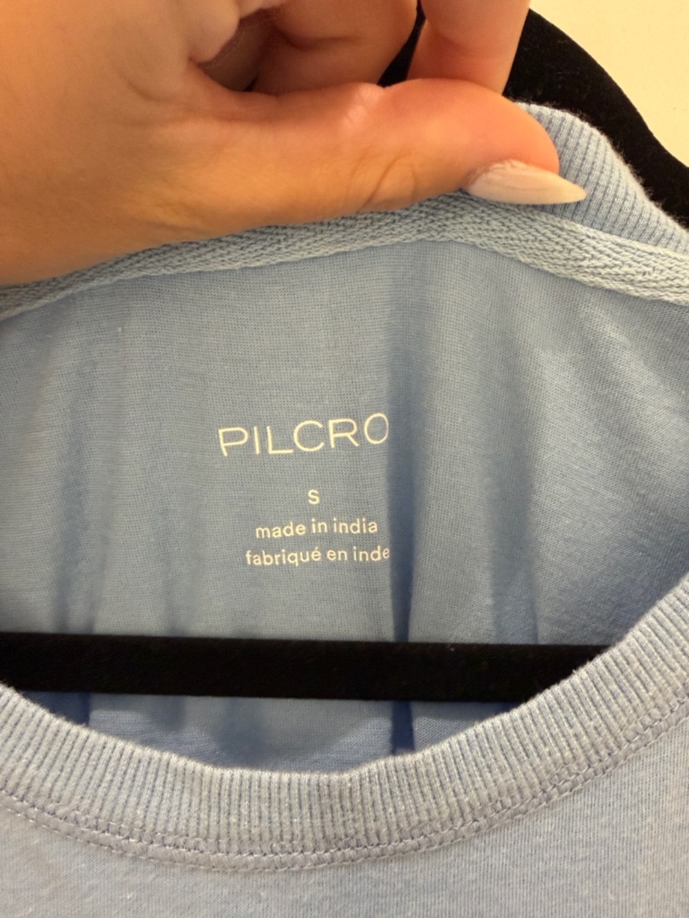 Pilcro Light Blue Ruffle Hem Sleeveless Top - Picture 2 of 4